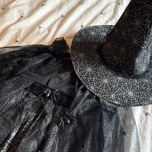 Pottery Barn Kids Black Lace witch Costume